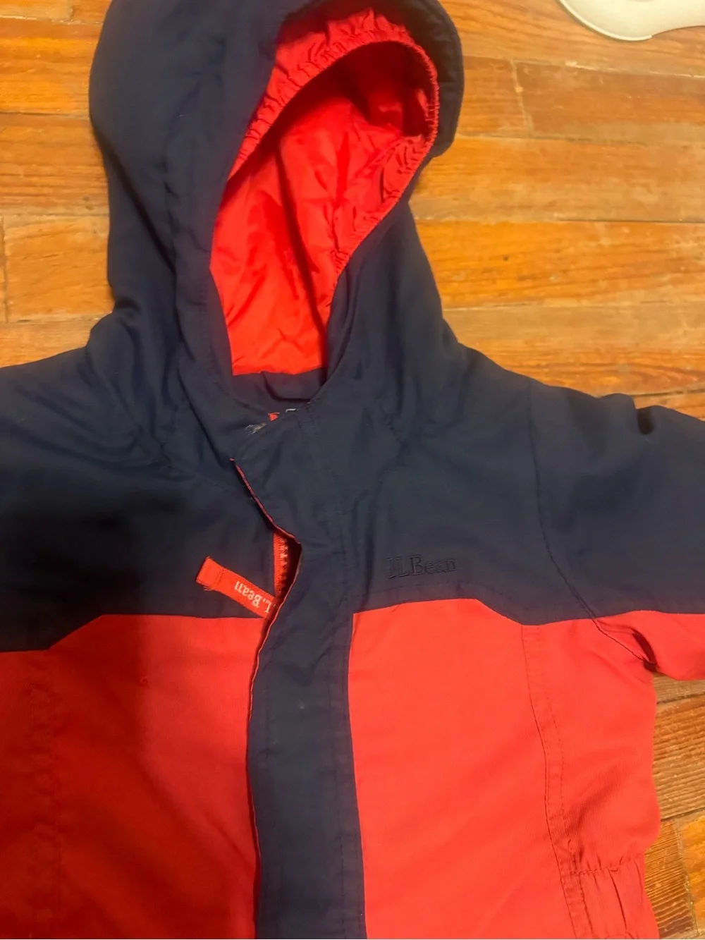LL BEAN Cold Buster Snowsuit size 3T with grow cuffs